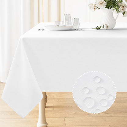 decorUhome Linen Rectangle Tablecloth