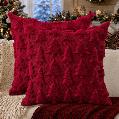 Smile Bee 18x18  Christmas Tree Throw Pillow Covers Set of 2