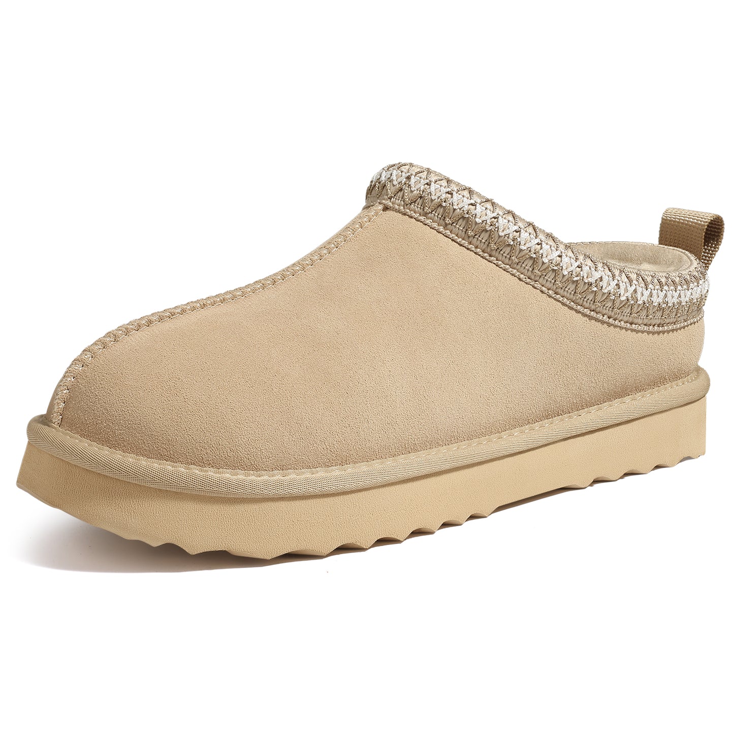 Litfun Women's Suede Fuzzy Slippers Winter House Shoes Cozy Mini Boots for Indoor Outdoor
