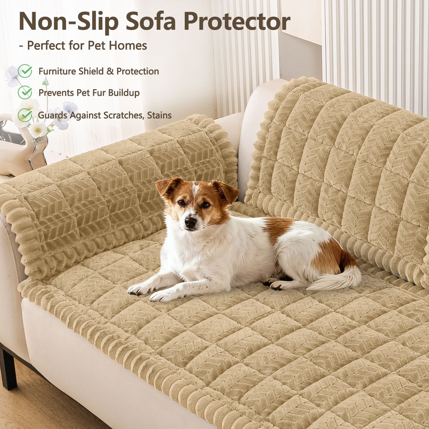 decorUhome Couch Cover, Pet Friendly Couch Protector