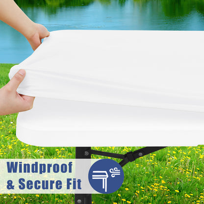 decorUhome Round Stretch Spandex Tablecloth
