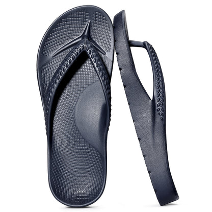 KIDMI Arch Support Flip Flops for Womens Comfortable Orthopedic Sandals for Plantar Fasciitis Beach Thong Slides