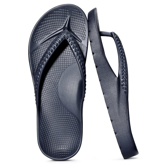 KIDMI Arch Support Flip Flops for Womens Comfortable Orthopedic Sandals for Plantar Fasciitis Beach Thong Slides