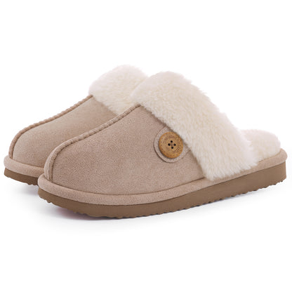 Litfun Women's Fuzzy Memory Foam Slippers Fluffy Winter House Shoes Indoor and Outdoor