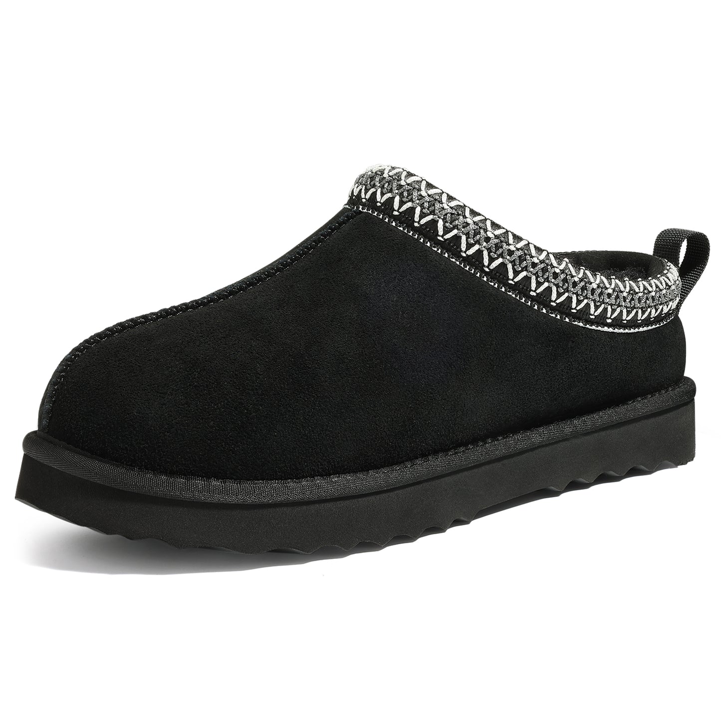 Litfun Women's Suede Fuzzy Slippers Winter House Shoes Cozy Mini Boots for Indoor Outdoor