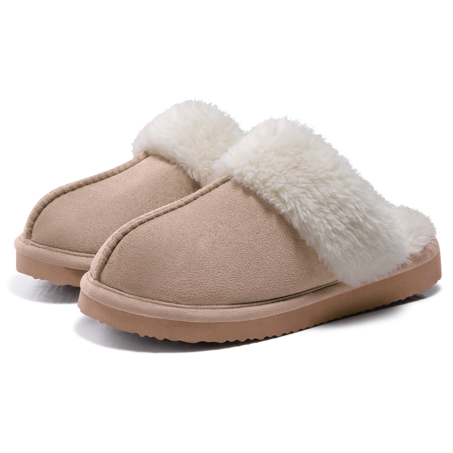 Litfun Women's Fuzzy Memory Foam Slippers Fluffy Winter House Shoes Indoor and Outdoor