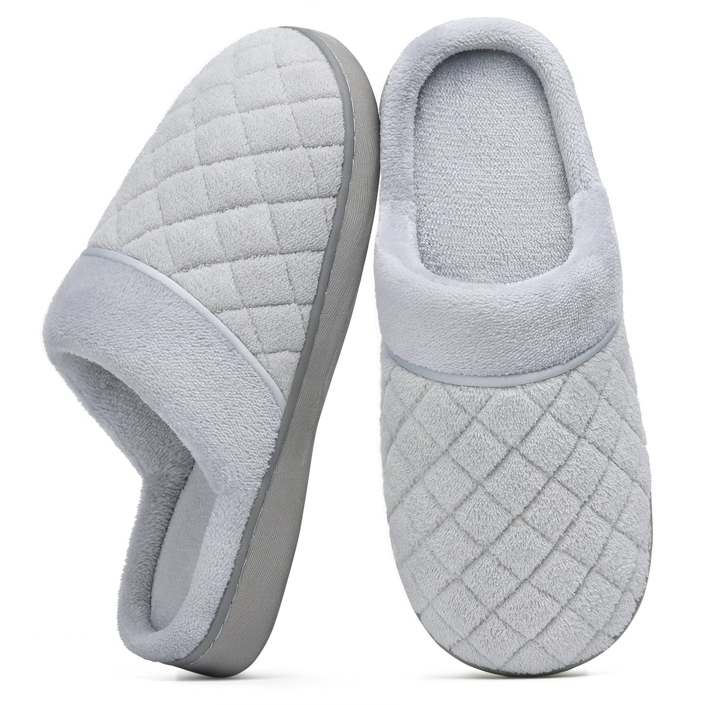 Smile Popcorn House Slippers for Women Men Memory Foam Indoor House Shoes