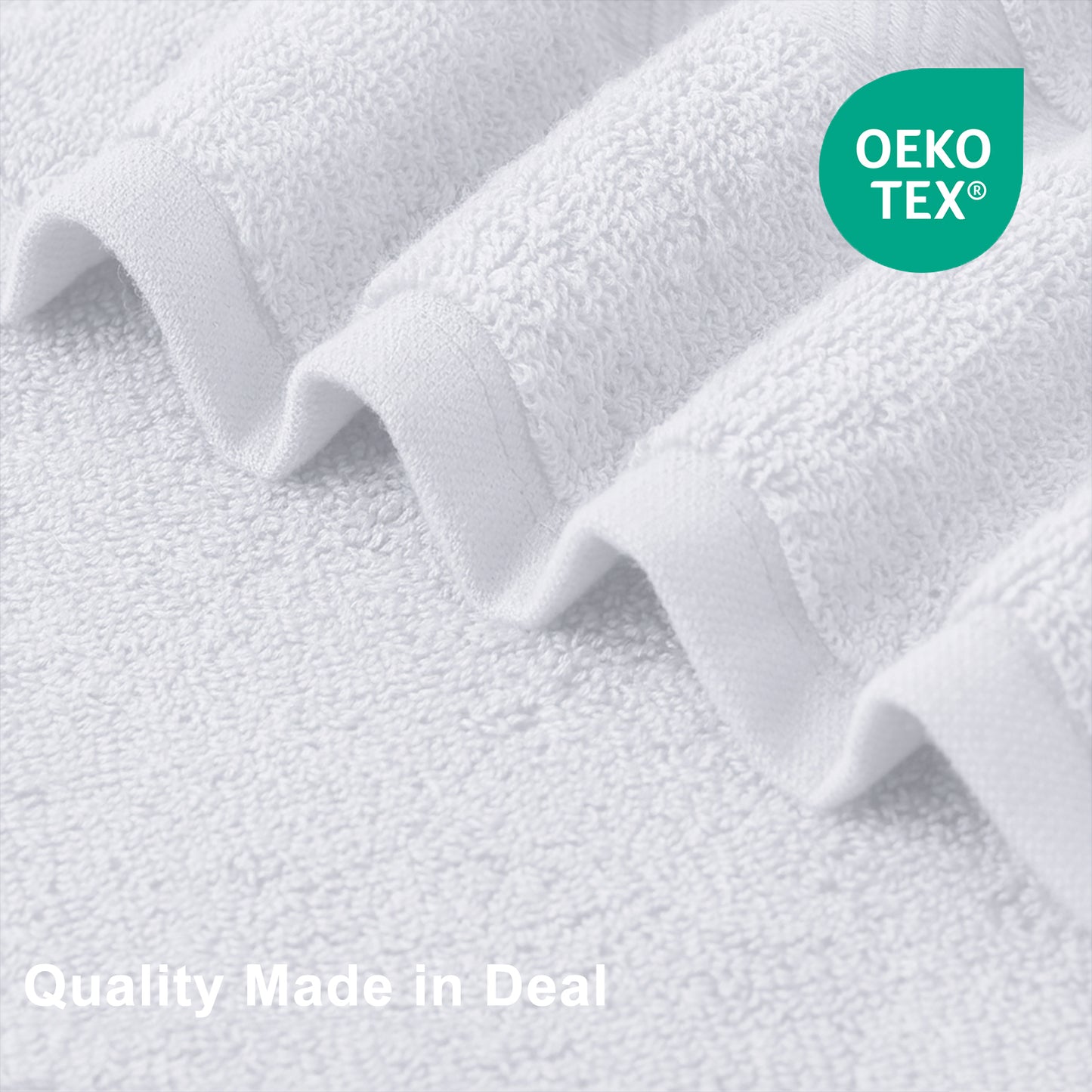 decorUhome Pack of 4 Bath Towels 27 x 55 Inches