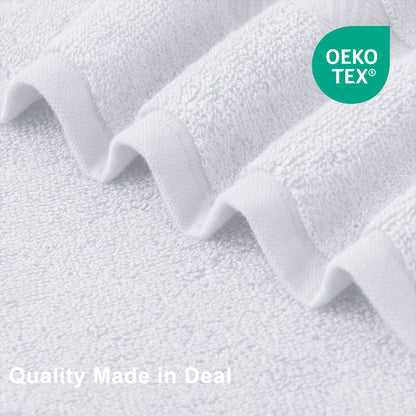 decorUhome Pack of 4 Bath Towels 27 x 55 Inches