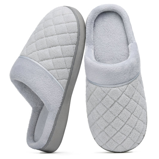 Smile Popcorn House Slippers for Women Men Memory Foam Indoor House Shoes