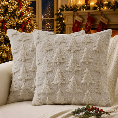 decorUhome Christmas Soft Plush Faux Wool Couch Pillow Cover