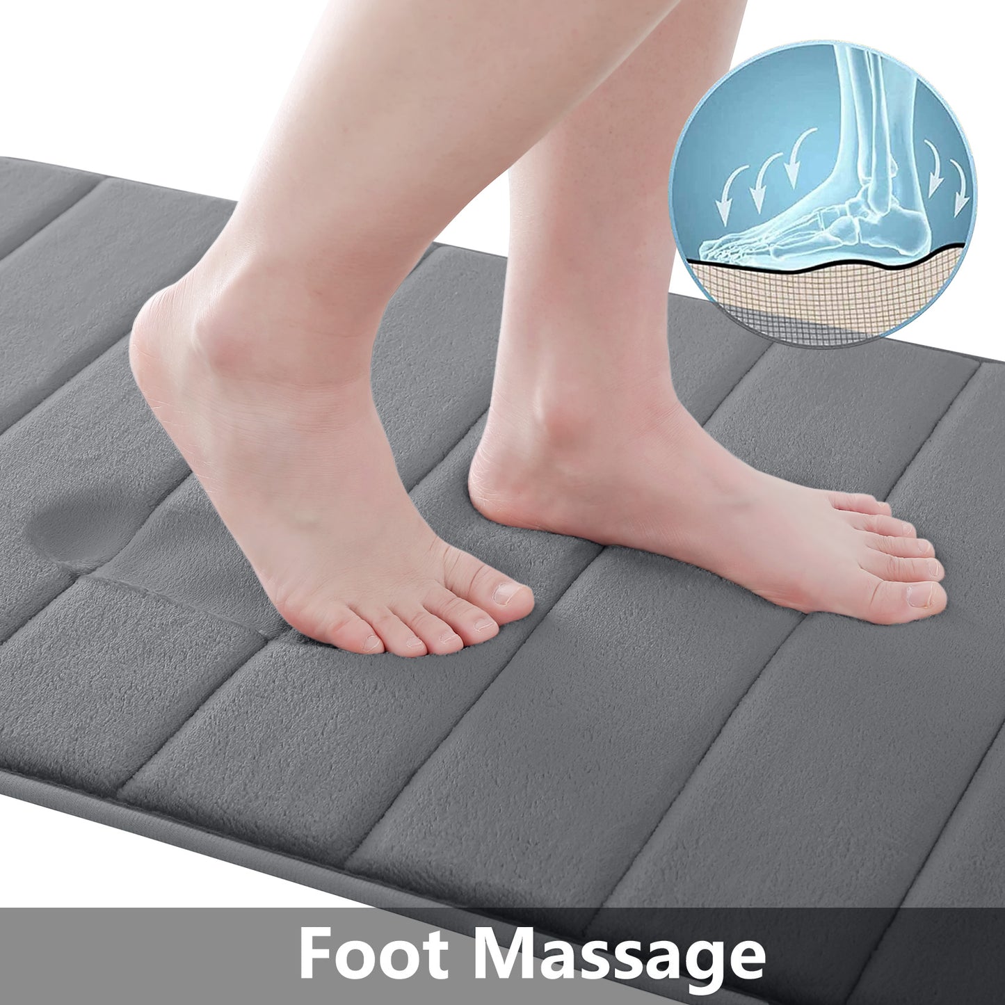 Buganda Memory Foam Bath Mats