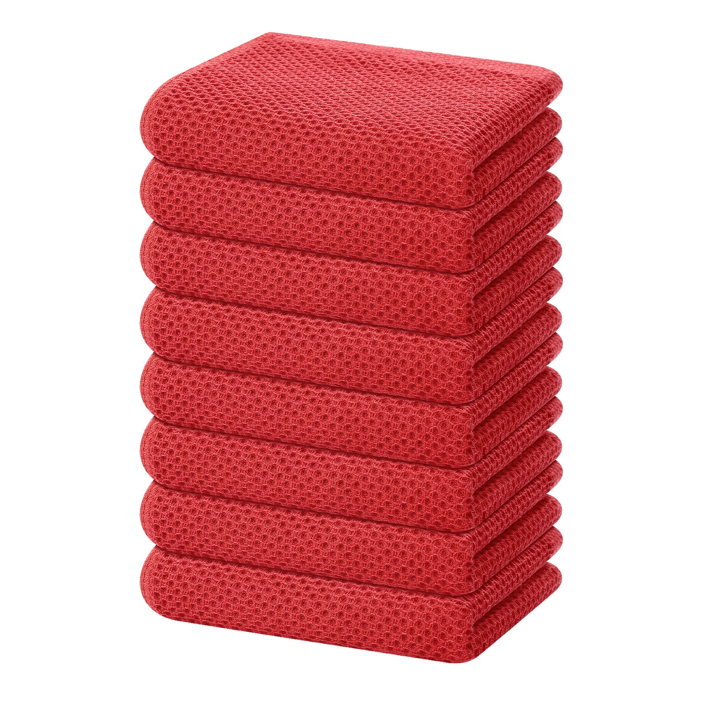Simmore Cotton Waffle Weave Dish Towels and Dishcloths