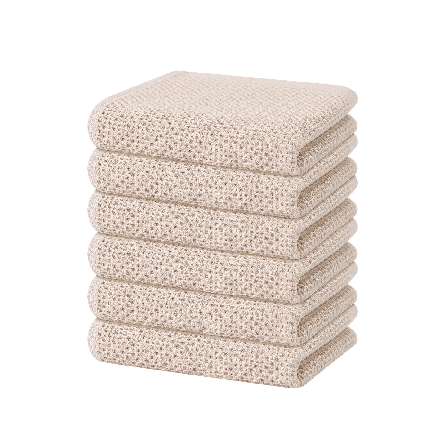 Simmore Cotton Waffle Weave Dish Towels and Dishcloths
