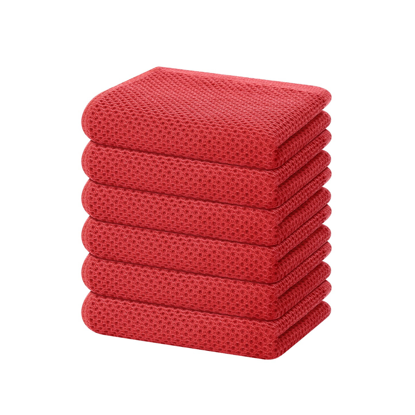Simmore Cotton Waffle Weave Dish Towels and Dishcloths