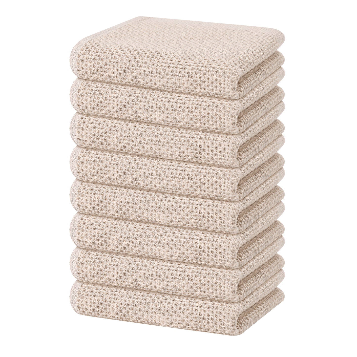 Simmore Cotton Waffle Weave Dish Towels and Dishcloths