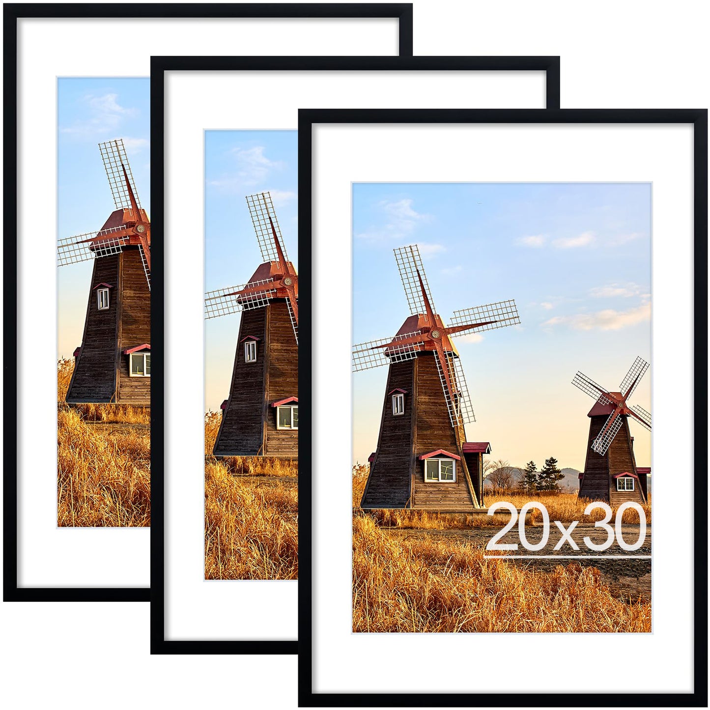 decorUhome Picture Frame with Plexiglass