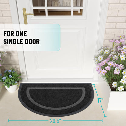 Buganda Half Round Door Mat
