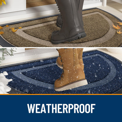 Buganda Half Round Door Mat