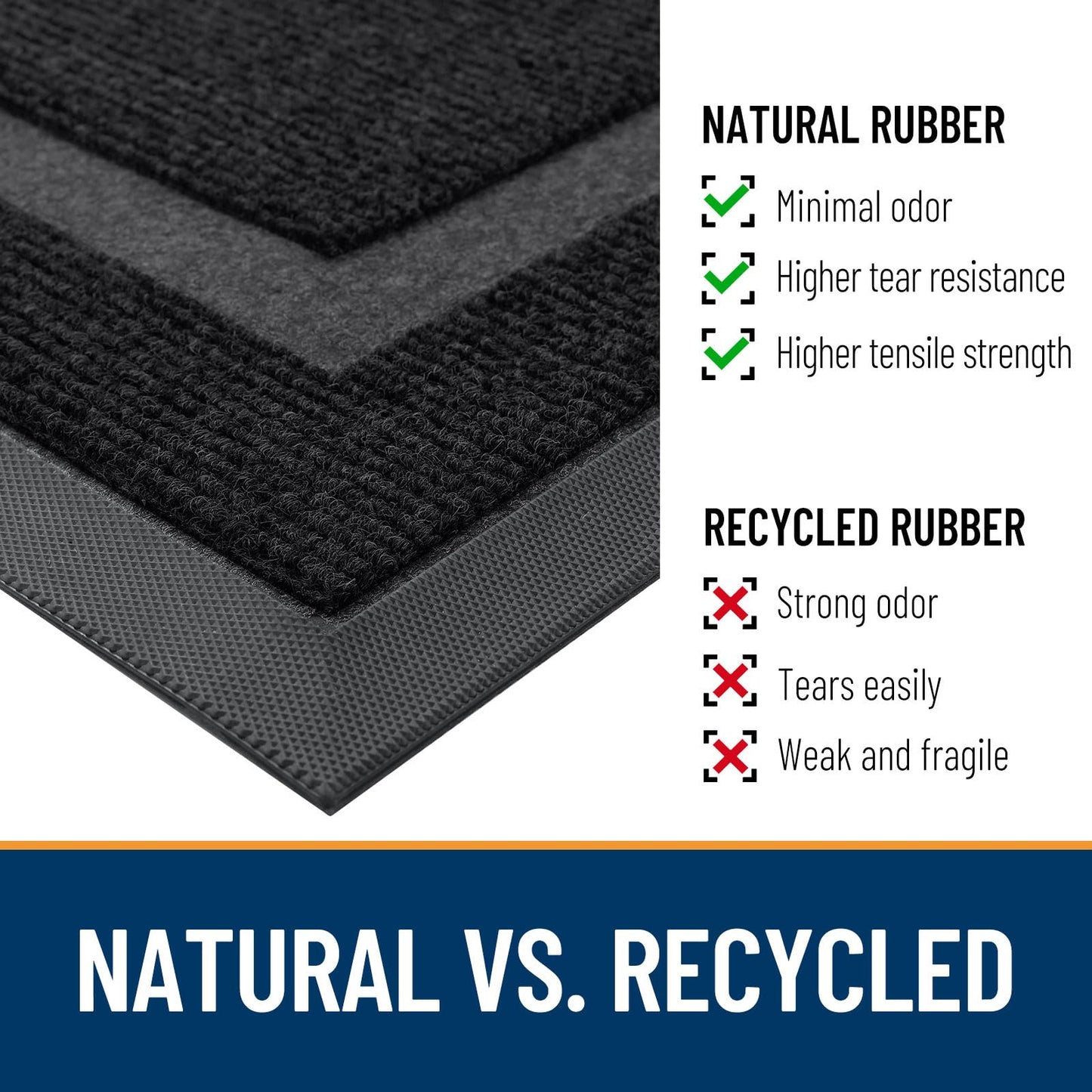 Buganda Half Round Door Mat