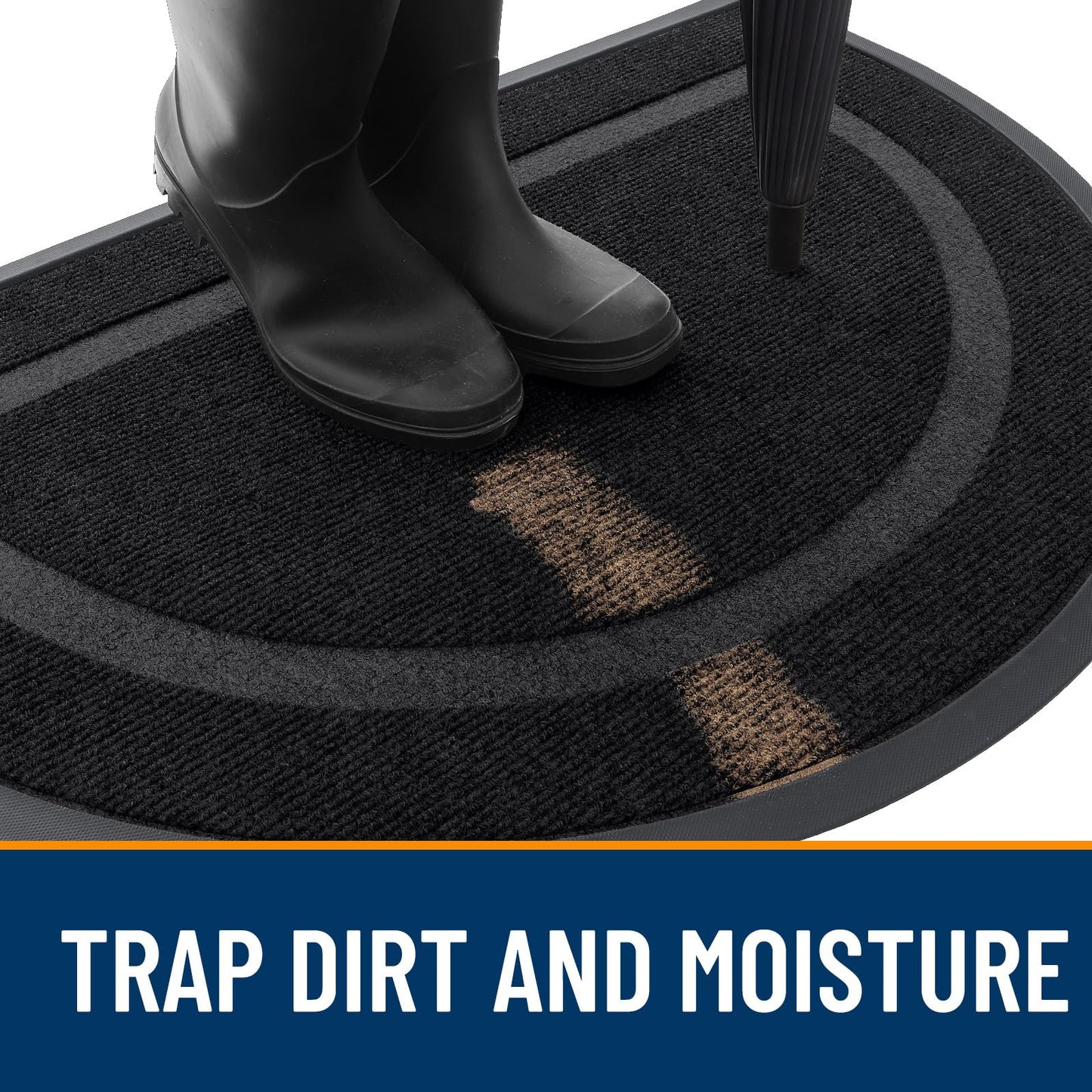 Buganda Half Round Door Mat