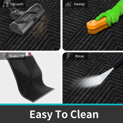 Buganda Heavy Duty Rubber Door Mat for Outside Entry