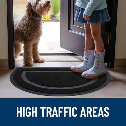 Buganda Half Round Door Mat