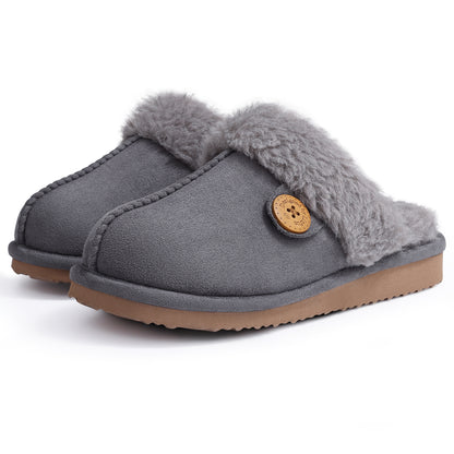 Litfun Women's Fuzzy Memory Foam Slippers Fluffy Winter House Shoes Indoor and Outdoor