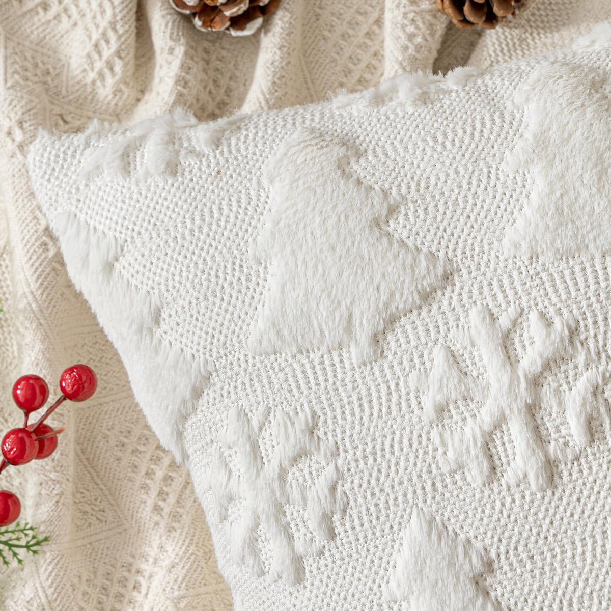 decorUhome Christmas Throw Pillow Covers