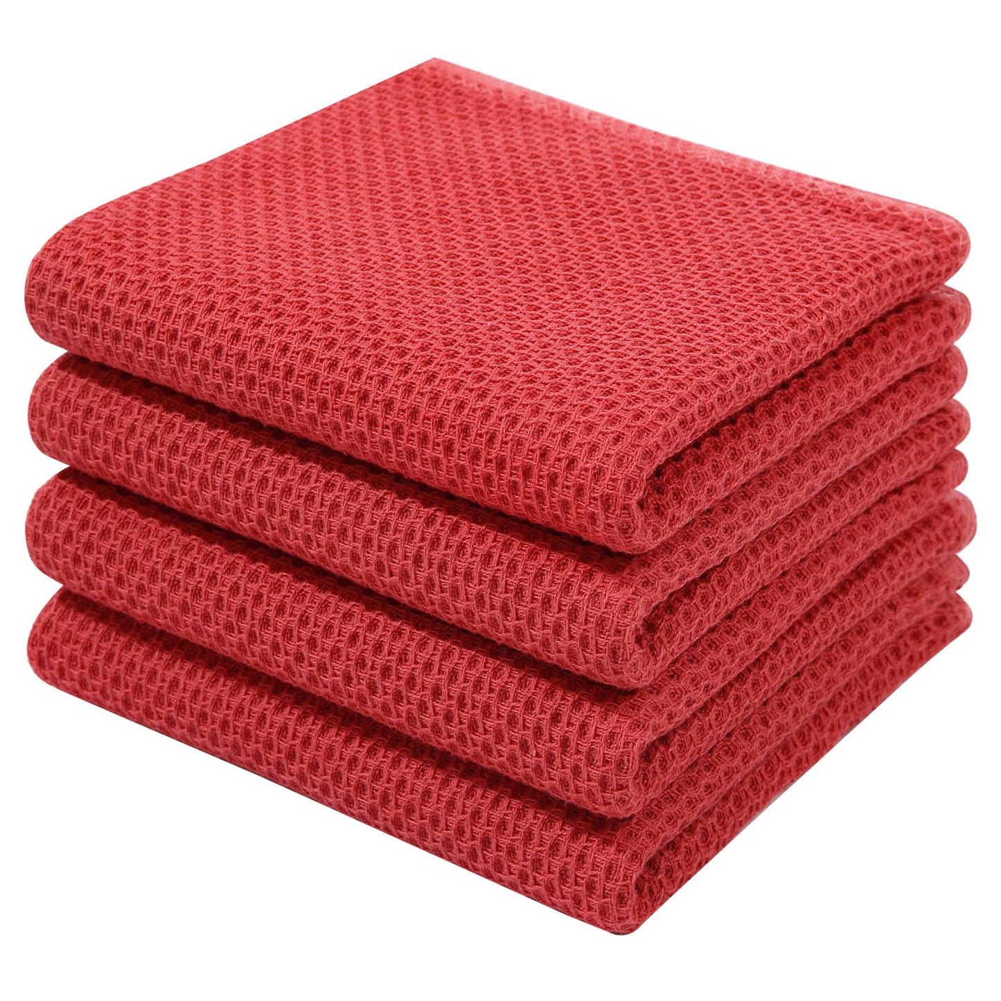 Simmore Cotton Waffle Weave Dish Towels and Dishcloths