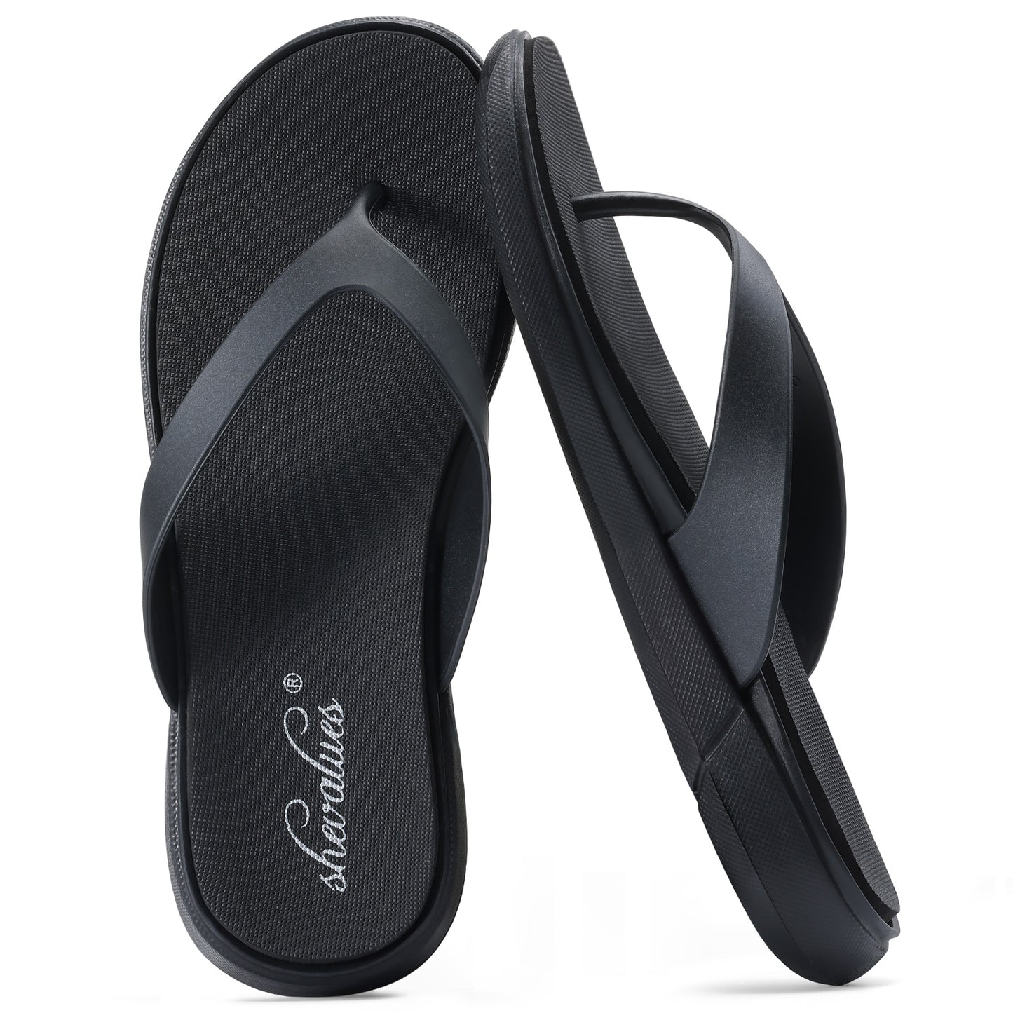 Crestar Comfortable Thong Flip Flops for Women，Arch Support Womens Summer Beach Sandals