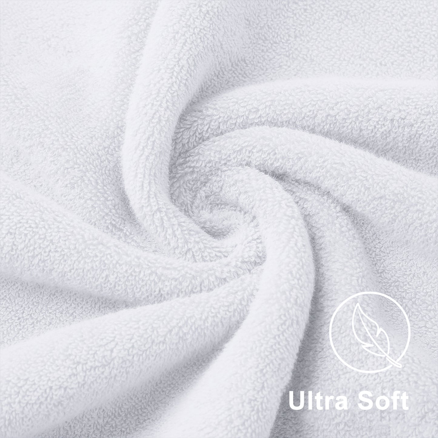 decorUhome Pack of 4 Bath Towels 27 x 55 Inches