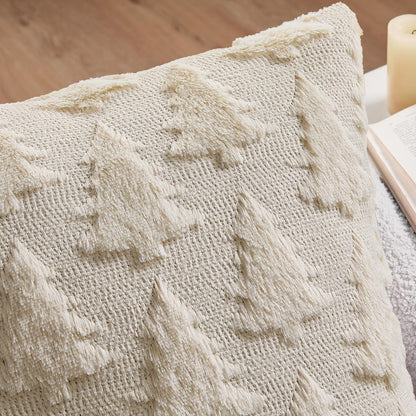 decorUhome Christmas Soft Plush Faux Wool Couch Pillow Cover