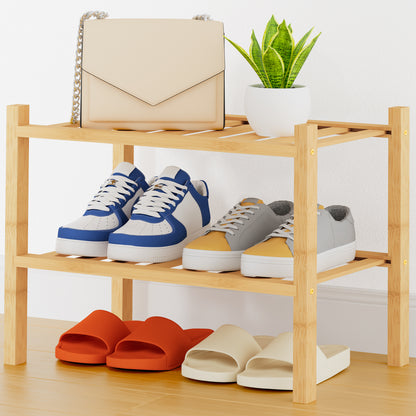 Smiry Bamboo Shoe Rack
