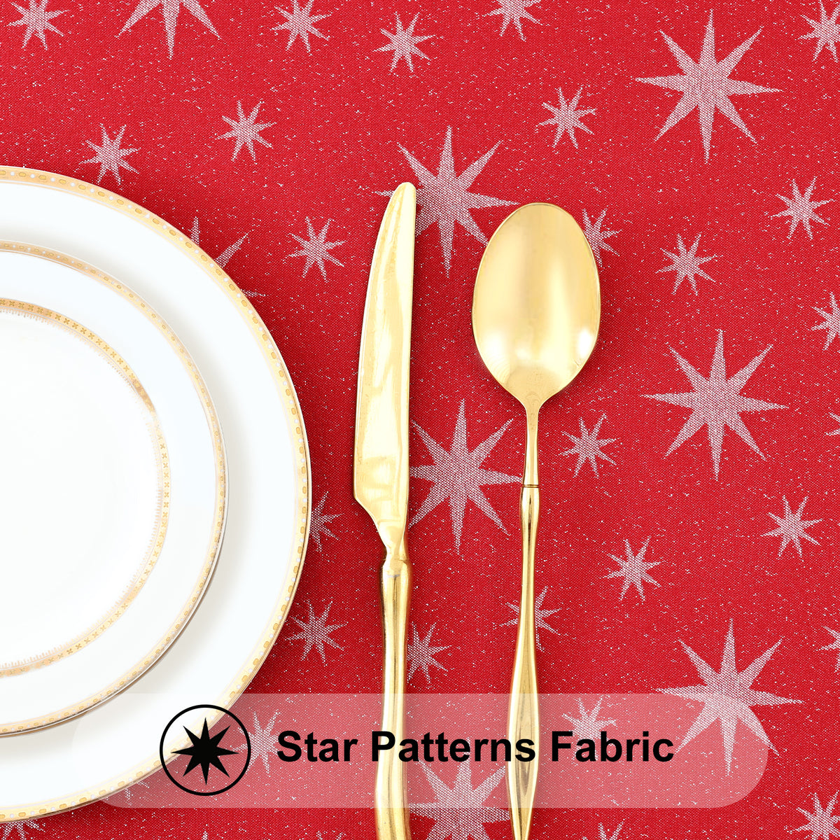 decorUhome Waterproof Christmas Tablecloth