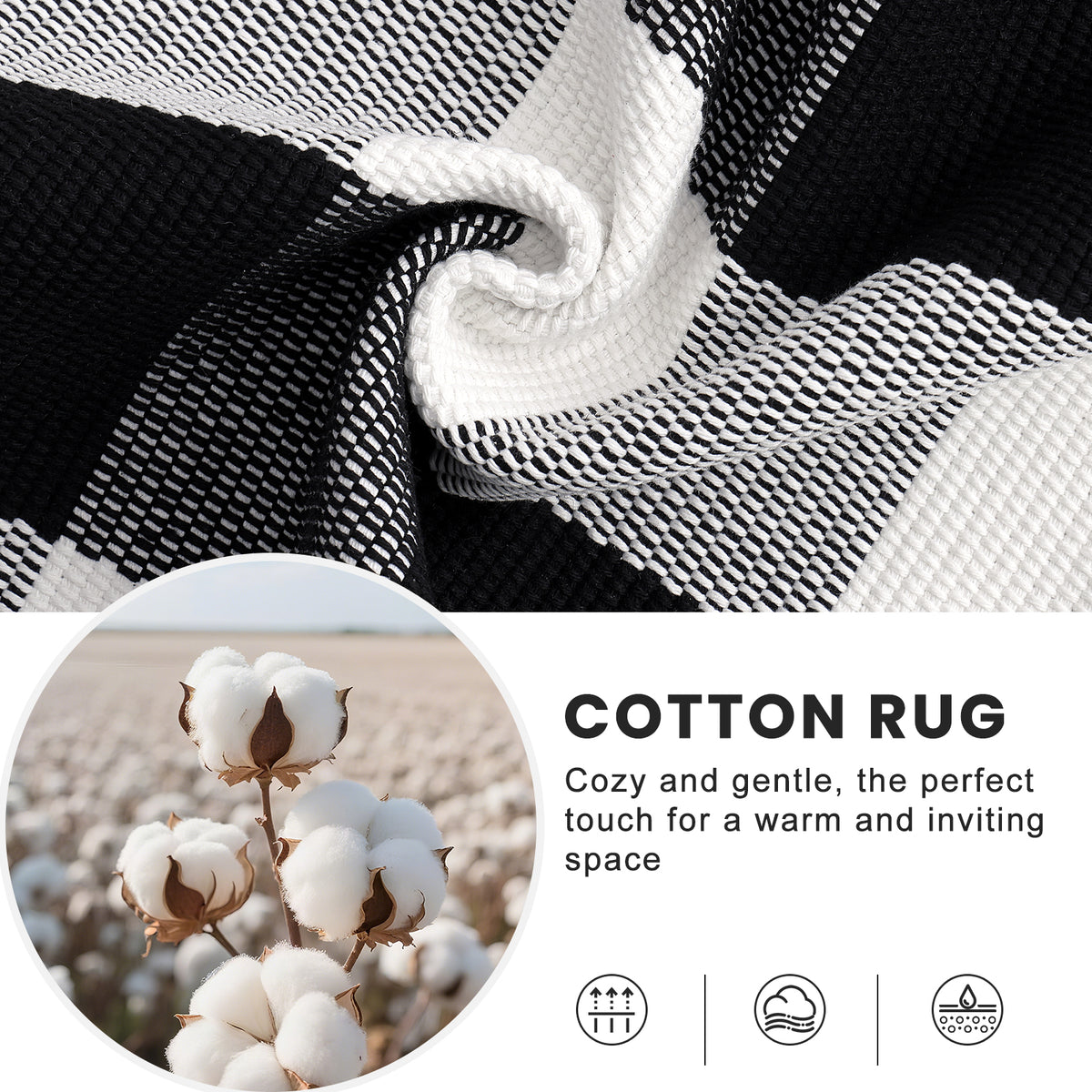 Buganda Buffalo Plaid Area Rug