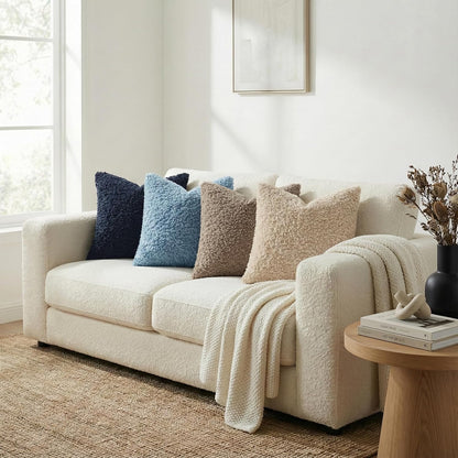 decorUhome 2 Pack Faux Fur Decorative Sherpa Throw Pillow Covers