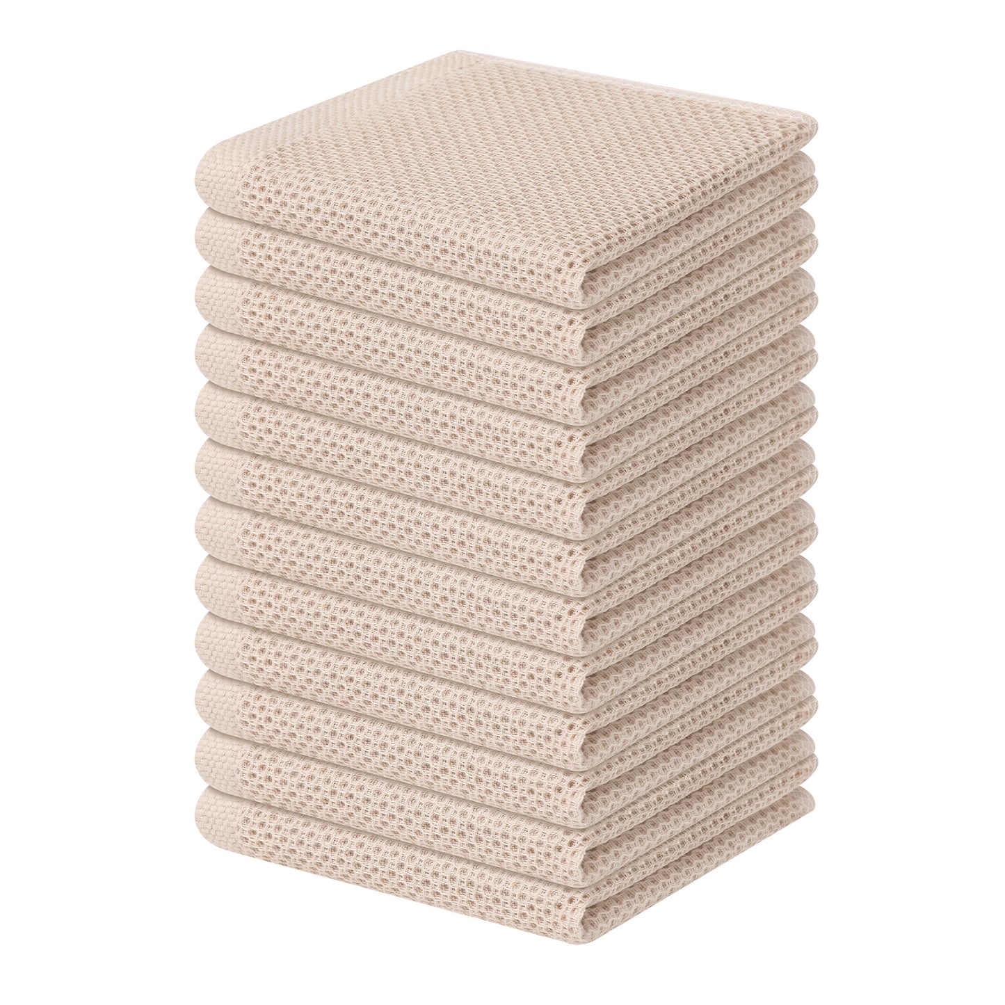 Simmore Cotton Waffle Weave Dish Towels and Dishcloths