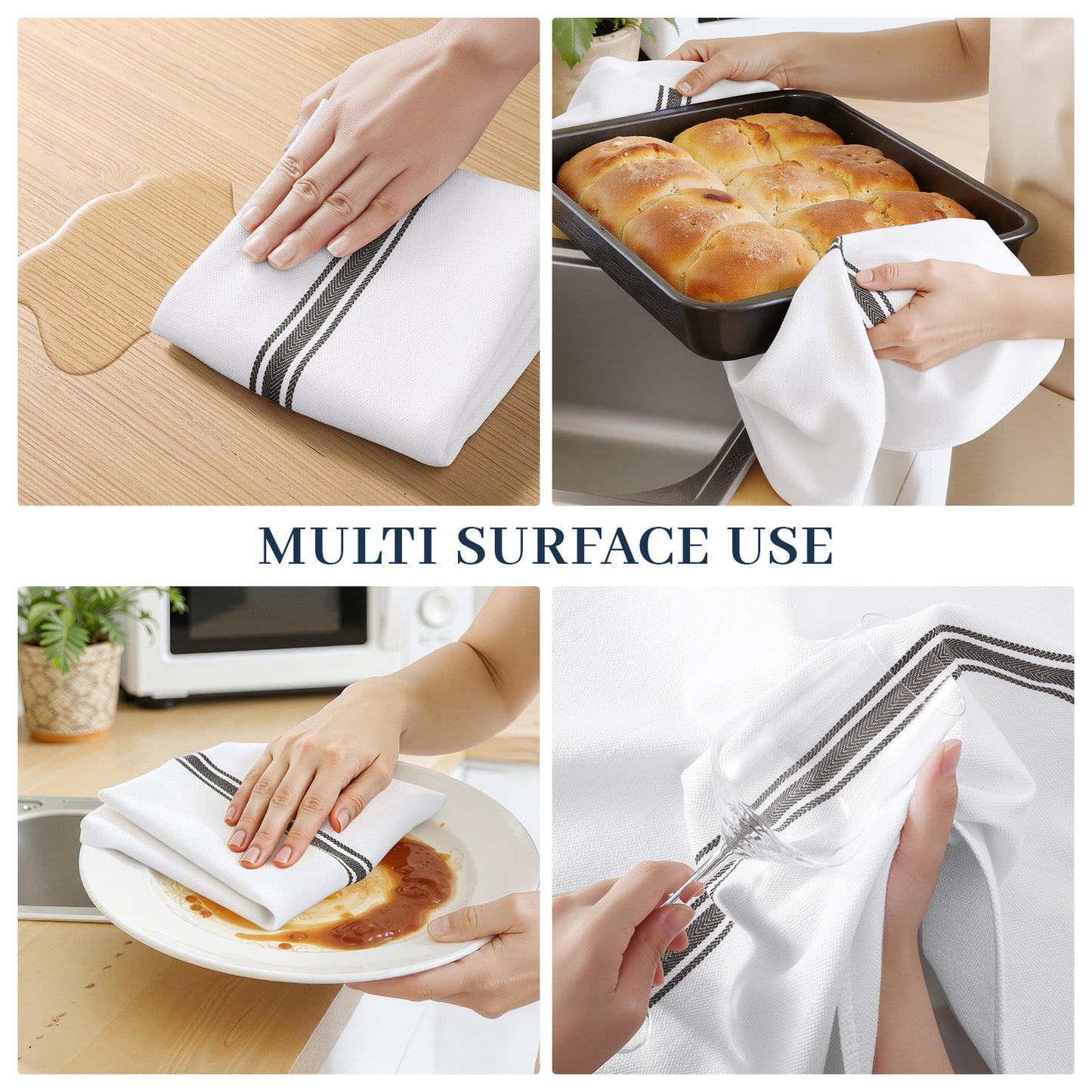 decorUhome Kitchen Hand Towels 15" x25"