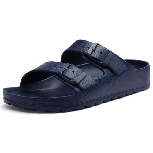 Litfun Women's Slide Sandals with Adjustable Buckles Summer Arch Support Beach Sandals