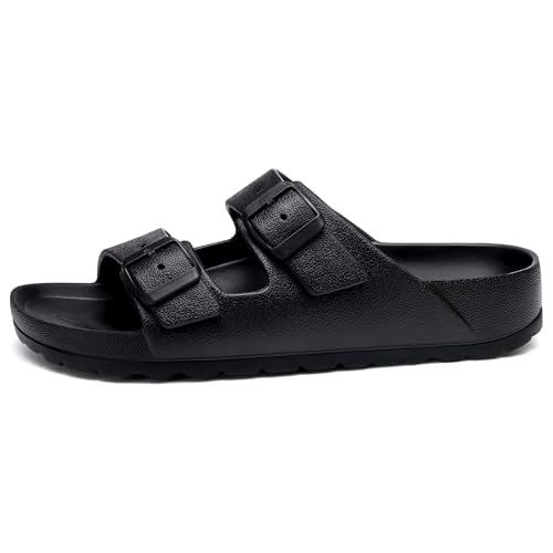 Litfun Women's Slide Sandals with Adjustable Buckles Summer Arch Support Beach Sandals