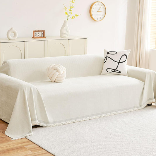 decorUhome Sofa cover for 3-Cushion Couch