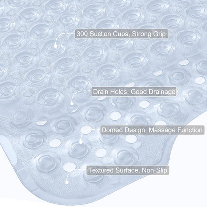 Buganda Bath Mat for Tub Non Slip