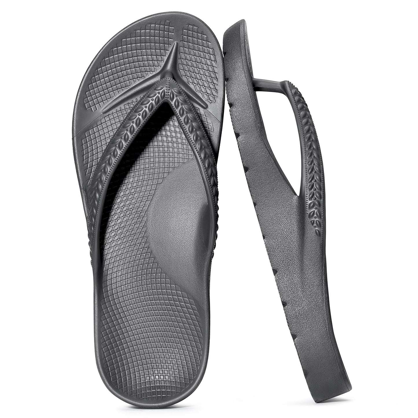 KIDMI Arch Support Flip Flops for Womens Comfortable Orthopedic Sandals for Plantar Fasciitis Beach Thong Slides