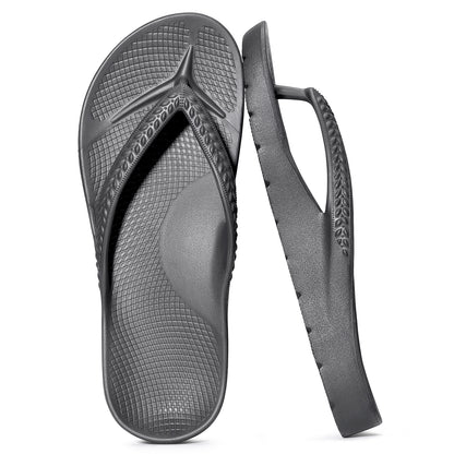 KIDMI Arch Support Flip Flops for Womens Comfortable Orthopedic Sandals for Plantar Fasciitis Beach Thong Slides