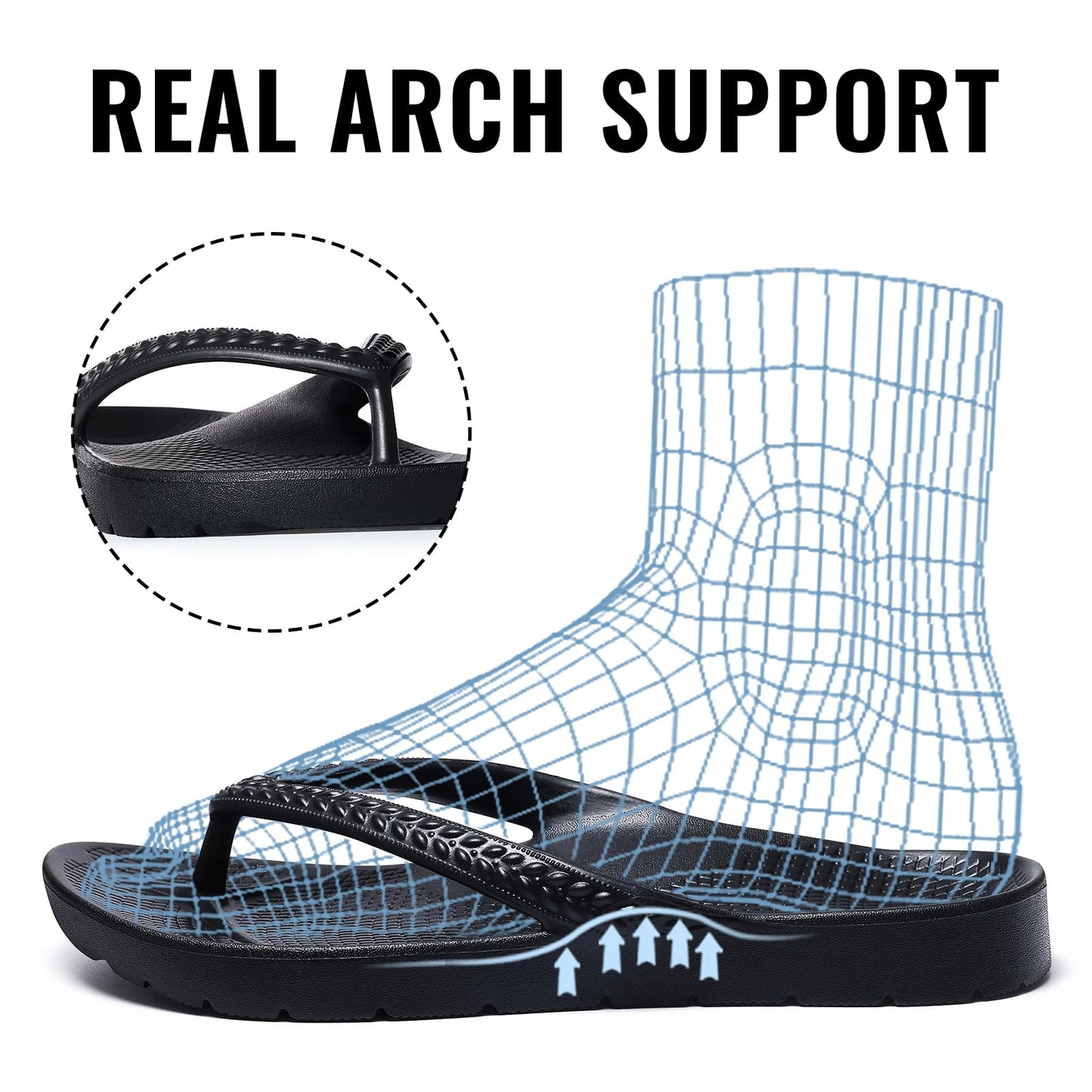 Comwarm Flip Flops for Women Beach Sandals, Summer Beach Women's Flip Flops, Lightweight Comfortable Women's Sandals Indoor Outdoor