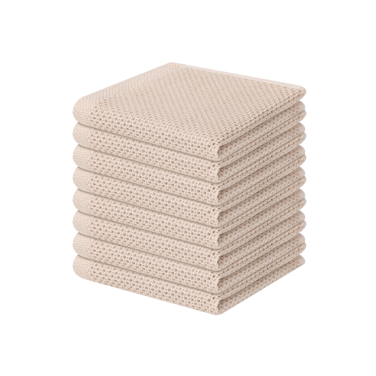 Simmore Cotton Waffle Weave Dish Towels and Dishcloths