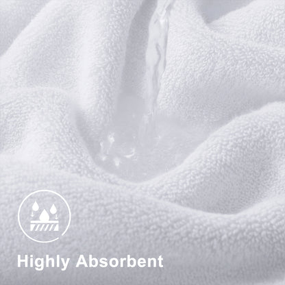 decorUhome Pack of 4 Bath Towels 27 x 55 Inches