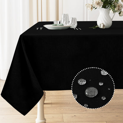 decorUhome Linen Rectangle Tablecloth