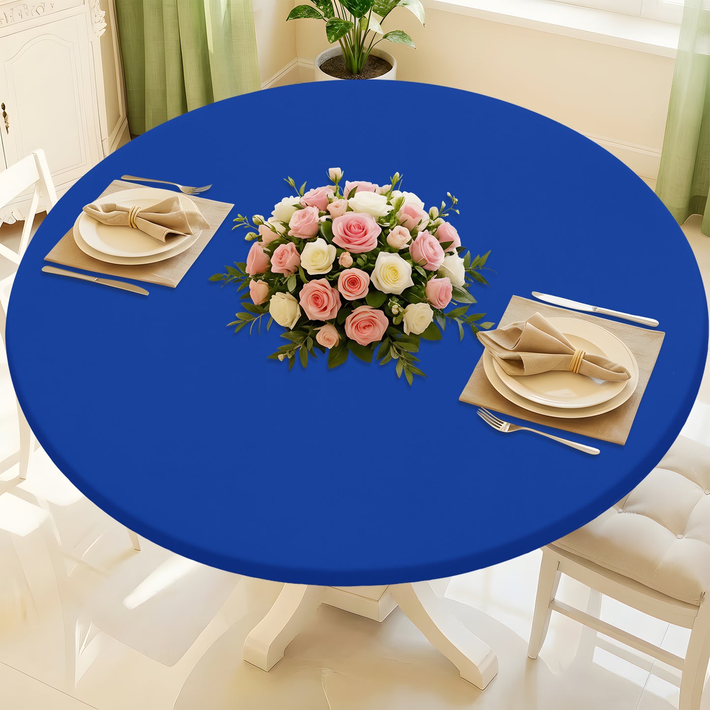 decorUhome Rectangle Stretch Spandex Tablecloth